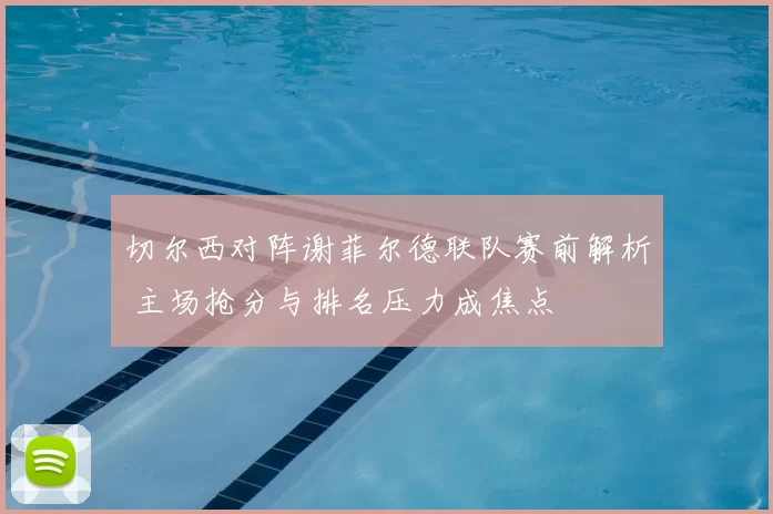 切尔西对阵谢菲尔德联队赛前解析 主场抢分与排名压力成焦点